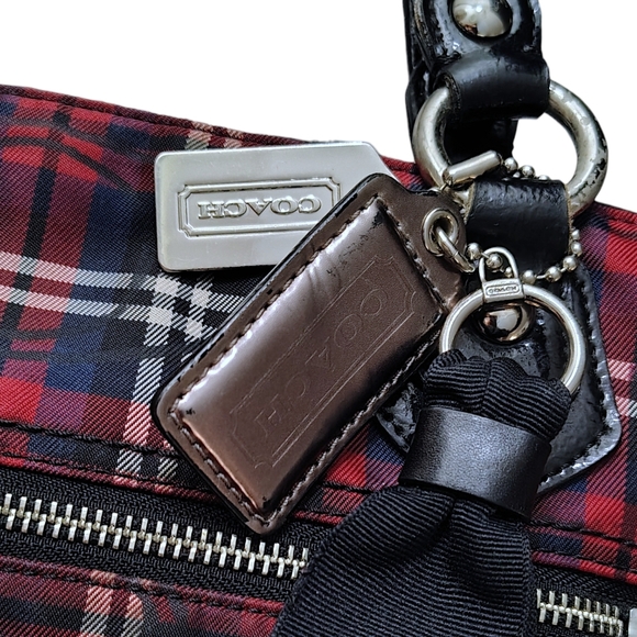 Coach Poppy Plaid Bag - Picture 3 of 13